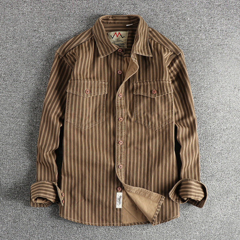 Men's Long Sleeve Shirt Workwear Jacket