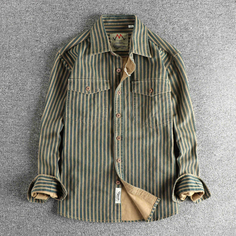 Men's Long Sleeve Shirt Workwear Jacket