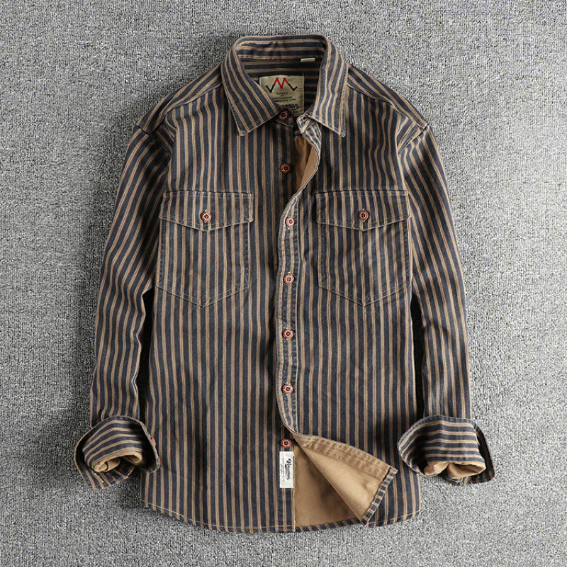 Men's Long Sleeve Shirt Workwear Jacket