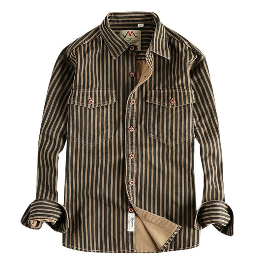 Men's Long Sleeve Shirt Workwear Jacket